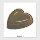 Lovely chocolate heart シール (シート)