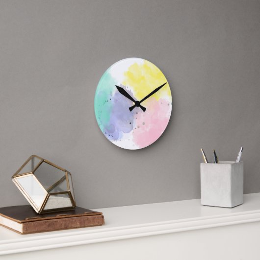 Lovely Colors With a Gentle Touch   ラウンド壁時計 (オフィス)