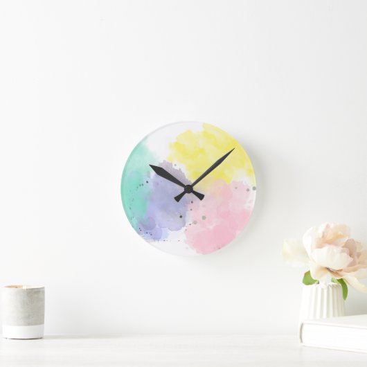Lovely Colors With a Gentle Touch   ラウンド壁時計 (ホーム)