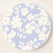 Lovely Daisies Pattern Custom Background Colors  コースター (正面)