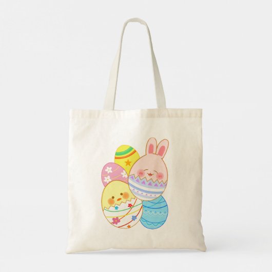 Lovely Easter Rabbit トートバッグ (裏面)