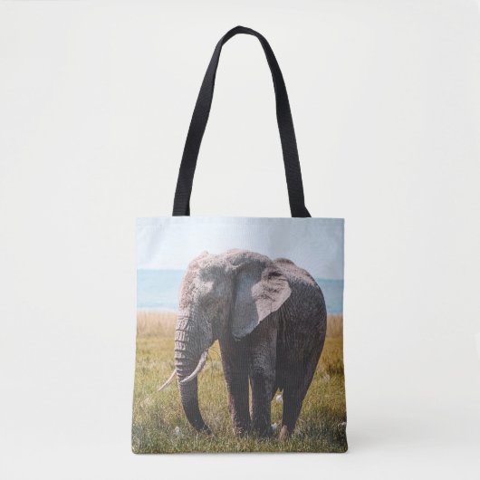 LOVELY ELEPHANT トートバッグ (正面)