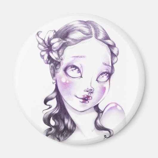 Lovely face マグネット (正面)