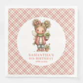 Lovely Fairy Blush Flowers 5th Birthday Party  (正面)