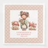Lovely Fairy Pink Blush Floral Birthday Celebratio (正面)