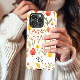 Lovely Floral Phone Case iPhone 15ケース