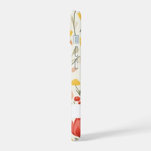 Lovely Floral Phone Case iPhone 15ケース (左側面)