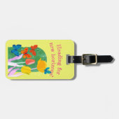 lovely flower tag -tulip- ラゲッジタグ (正面横)