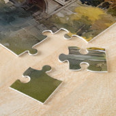 Lovely French Castle Watercolor Puzzle ジグソーパズル (側面)