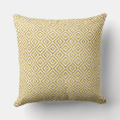 Lovely Gold Art Deco Motif Cushion. クッション (裏面)