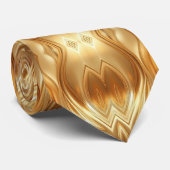 Lovely golden abstract pattern ネクタイ (ロール)