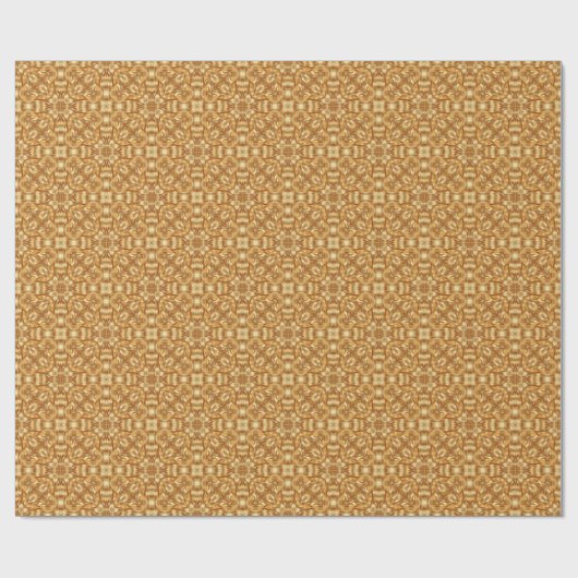 Lovely golden abstract pattern ラッピングペーパー (フラット)