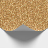 Lovely golden abstract pattern ラッピングペーパー (角)