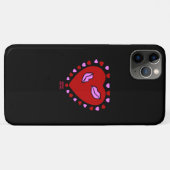 Lovely Heart Kisses Apple iPhone 11 Pro Max Case Case-Mate iPhoneケース (裏面(横))