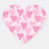 Lovely Hearts Seamless Pattern ハートシール (正面)