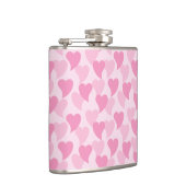 Lovely Hearts Seamless Pattern フラスク (右)