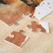 Lovely Hugging Capybara Couple Jigsaw Puzzle ジグソーパズル (側面)
