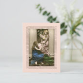 Lovely ladies beside columns Victorian ポストカード (スタンド正面)