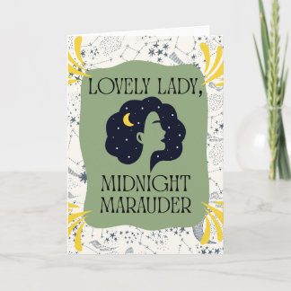 Lovely Lady Greeting Card カード