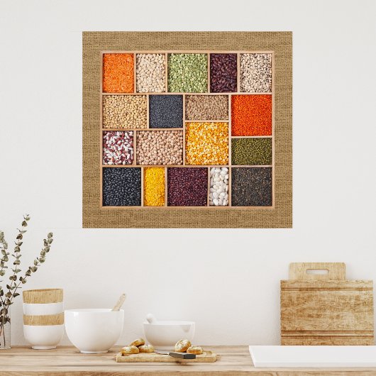 Lovely Legumesポスター – SRF ポスター (キッチン)