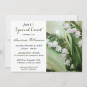  lovely Lily of the Valleyパーティーイベント招待状 招待状 (正面)