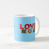 LOVEly MOM Mothers Day Gift コーヒーマグカップ (正面右)