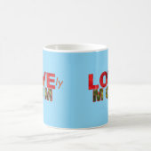 LOVEly MOM Mothers Day Gift コーヒーマグカップ (中央)