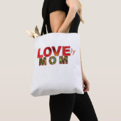 LOVEly MOM Mothers Day Gift トートバッグ (クローズアップ)