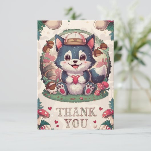 Lovely Mystical Wolf サンキューカード (スタンド正面)