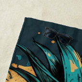 Lovely pineapple ビーチタオル (インサイチュ)