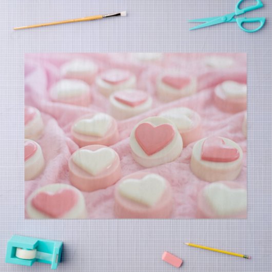 lovely pink  薄葉紙 (クラフト)