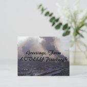 LOVELY Pittsburghからのご挨拶 ポストカード (スタンド正面)