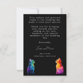 Lovely 🌈  Purrfectly Yours: Purrfectly  サンキューカード (裏面)