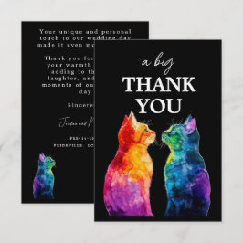 Lovely 🌈 Purrfectly Yours: Purrfectly サンキューカード