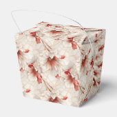 Lovely Red and White Floral フェイバーボックス (裏面サイド)
