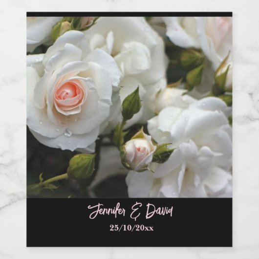 Lovely Roses Wine Bottle Labels ワインラベル (シングルラベル)