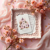 Lovely Rustic Pink Tones Church Wedding プログラム