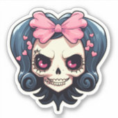 Lovely Skull シール (正面)