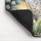 Lovely Snowy Owl マウスパッド (コーナー)