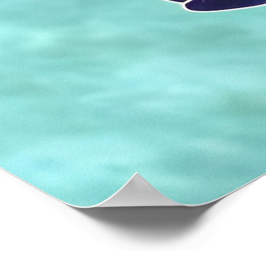 Lovely Turtle ポスター (角)