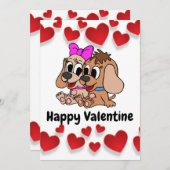 Lovely Valentine's Day シーズンカード (正面/裏面)