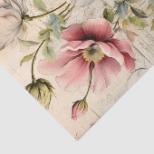 Lovely Vintage Inspired Botanical Flowers 薄葉紙 (詳細)