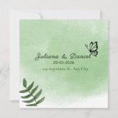 lovely wedding invitation 招待状 (裏面)