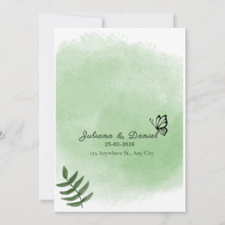 lovely wedding invitation 招待状