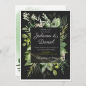 lovely wedding invitation 招待状 (正面/裏面)