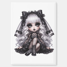 Lovely With a Dark Side Gothic Cute Magnet マグネット