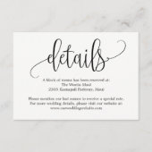 Lovely Writhusesの結婚詳細エンクロージャカード エンクロージャーカード (正面)