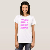 LOVEMEORLEAVEMEALONE Tシャツ (正面フル)
