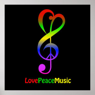 LovePeaceMusic poster ポスター