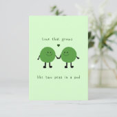 Lover Card Peas - cute two peas in a pod (スタンド正面)